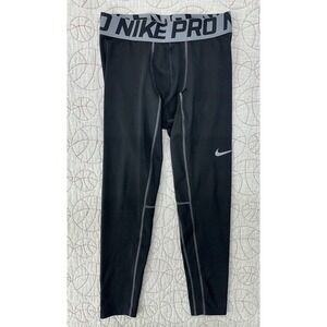 Nike Pro Combat Compression Pants Mens XL Black Training 596297-010